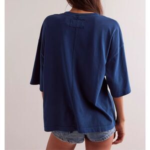 Free X People We The Free Perfect Oversized Tee blue S NEW
